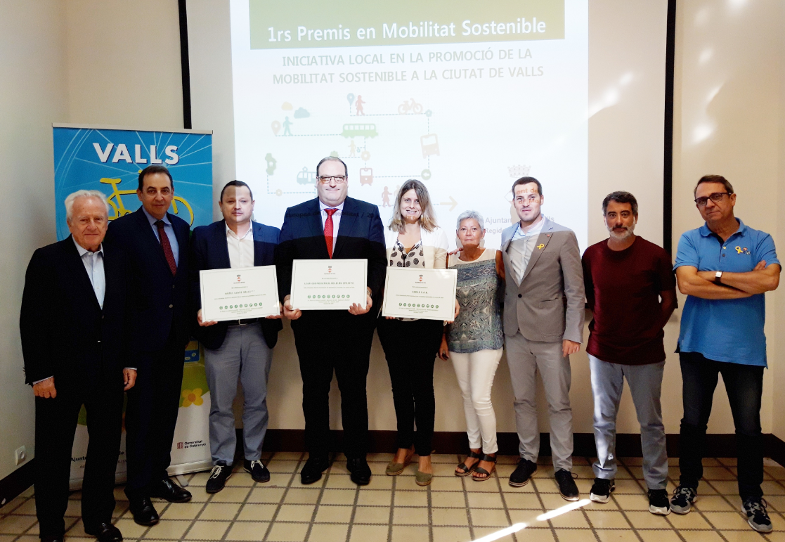 La Regidoria de Mobilitat de l'Ajuntament de Valls impulsa els 1rs. Premis en Mobilitat Sostenible