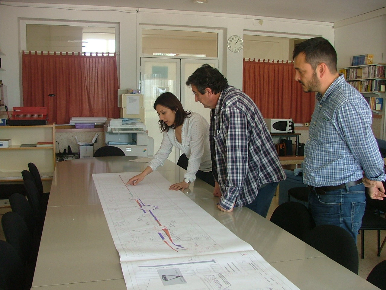 Presentació del projecte de millora de la vorera de la carretera del Pla a l'escola Eladi Homs