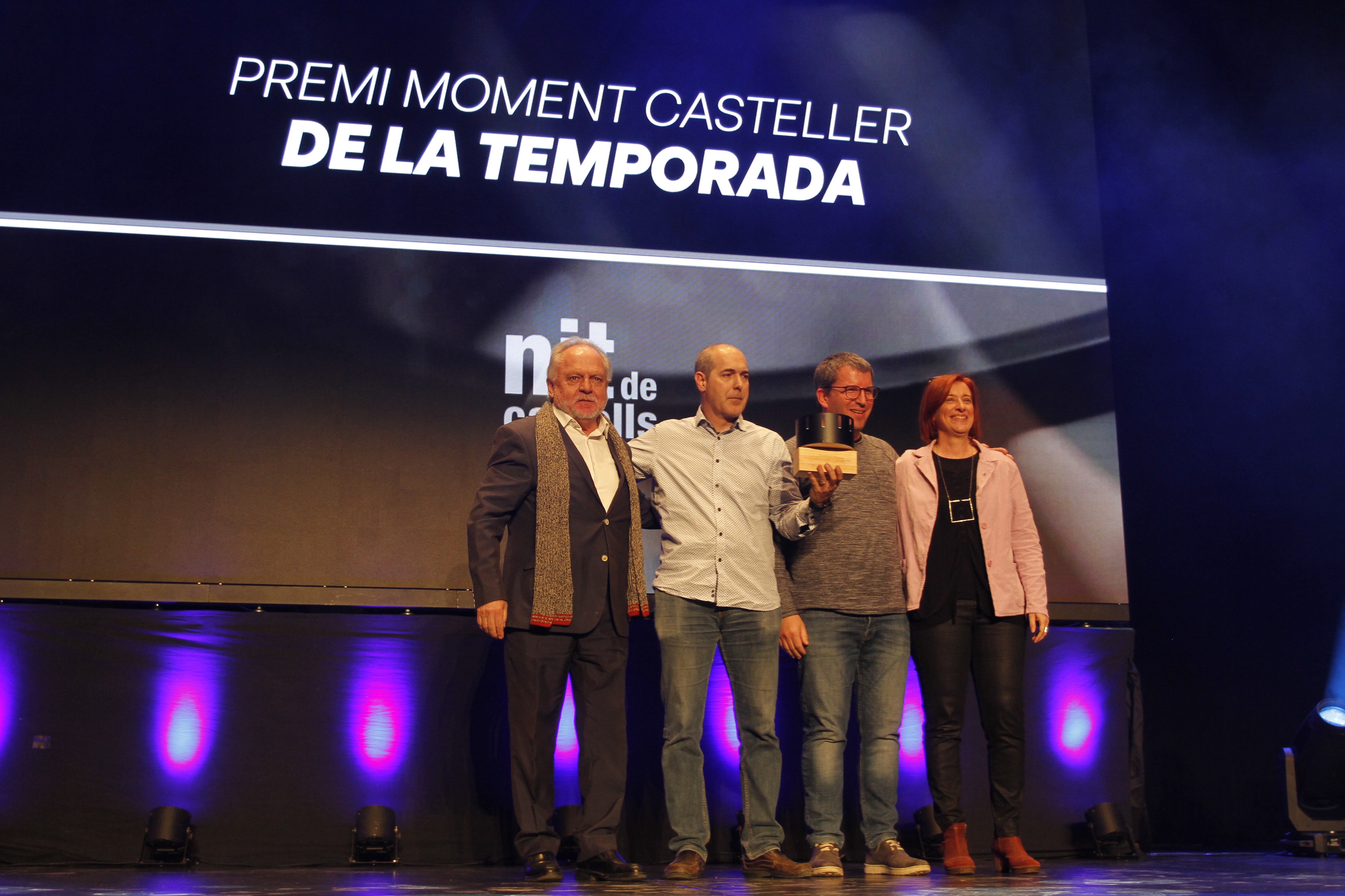 230204 Nit de Castells Premi Moment Casteller
