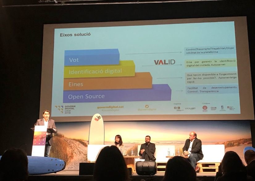 Els pressupostos participatius de Valls, protagonistes al Congrés de Govern Digital