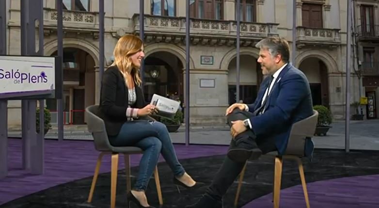 Entrevista a l'alcalde de Valls al programa Saló de Plens de TAC12